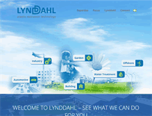 Tablet Screenshot of lynddahl.dk